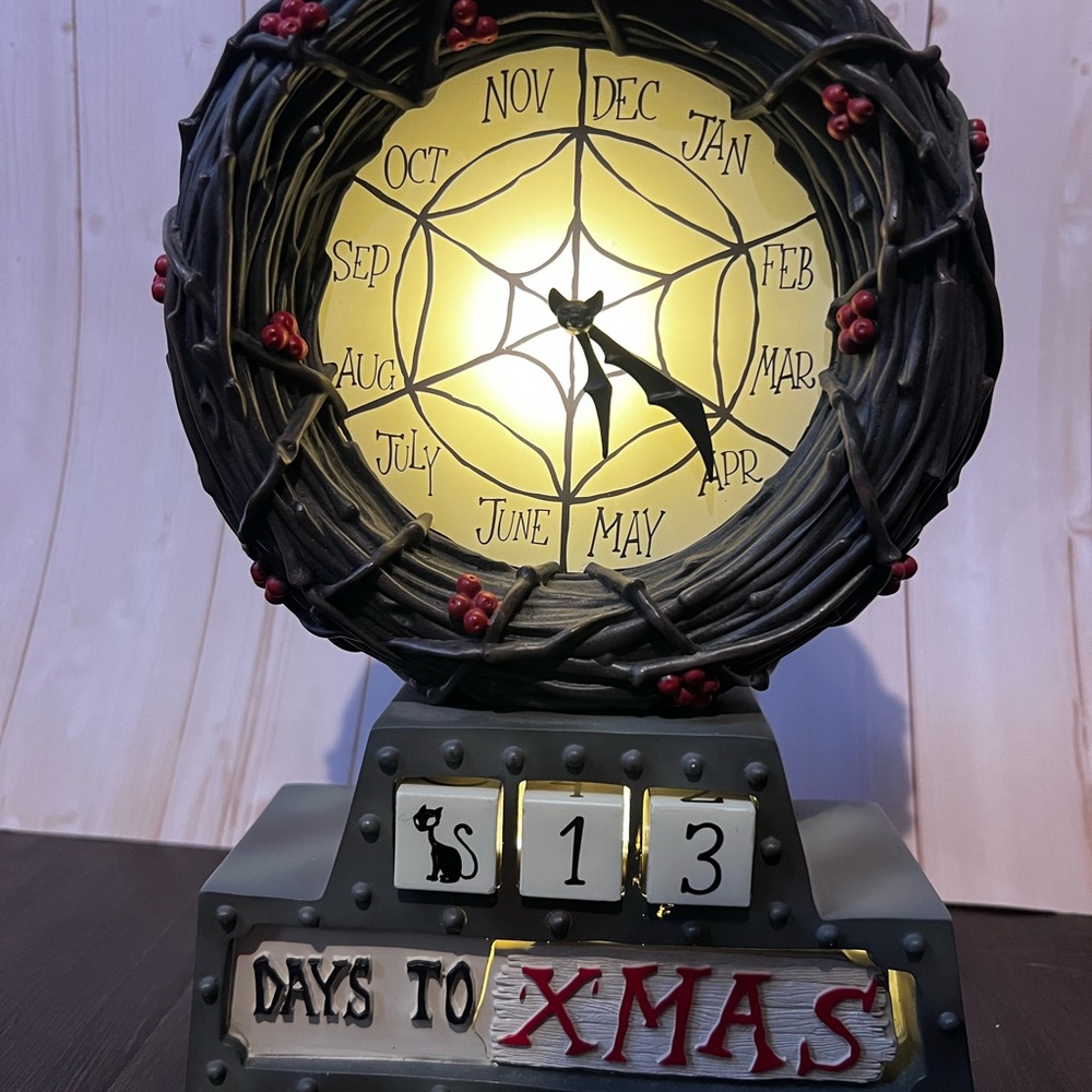 Disney's The Nightmare Before Christmas Light-Up Countdown
Clock Calendar